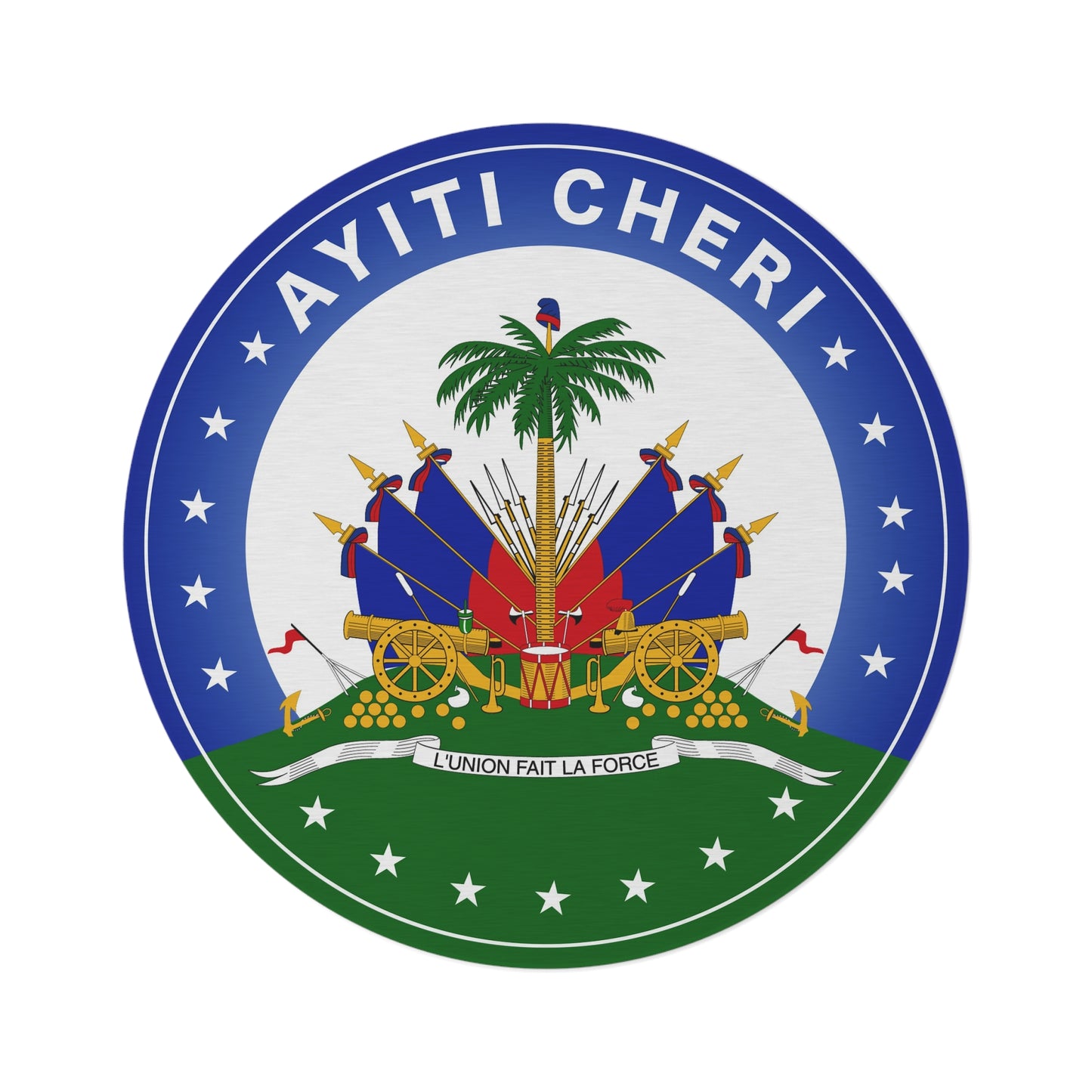 Ayiti Cheri Round Chenille Rug – 60"