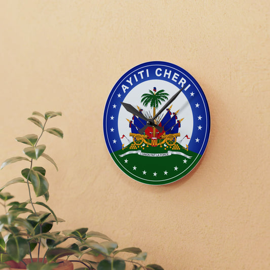 Ayiti Cheri Wall Clock