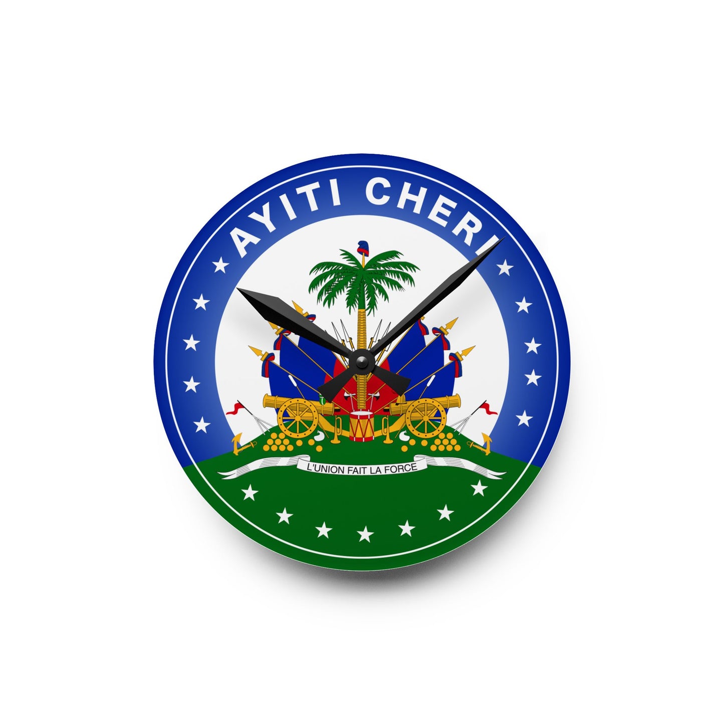 Ayiti Cheri Wall Clock