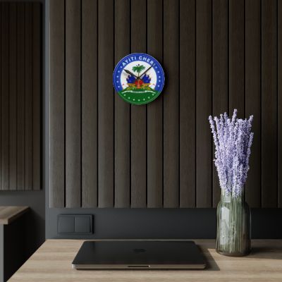 Ayiti Cheri Wall Clock